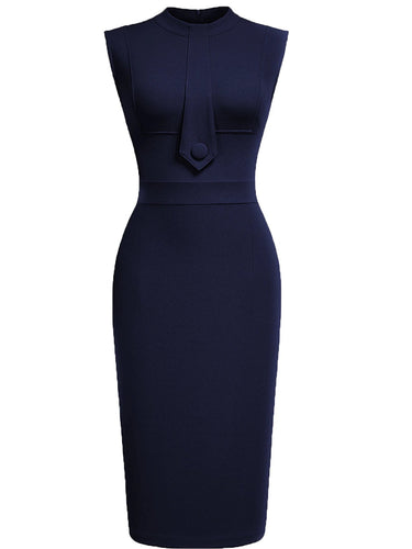 Vintage Sheath Dress – Elegant Sleeveless Bodycon Style for Women 4