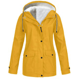 Waterproof Windproof Fleece-Lined Outdoor Jacket With Hood 6