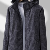 Waterproof and windproof jacket with hood for women 0