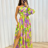 Whitney | Elegant Flowy Shoulder Dress for Summer Events 3