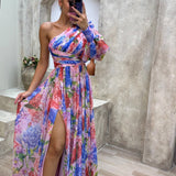 Whitney | Elegant Flowy Shoulder Dress for Summer Events 6