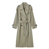 Willshela Black Trench Coat Women – Chic Double Breasted Design for Stylish Layering 7