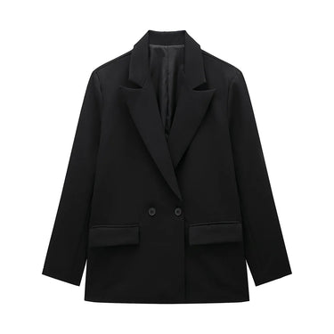 Willshela Blazer – Vintage Double Breasted Design for Office Chic 8