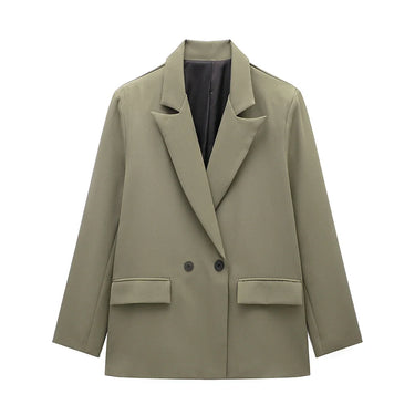 Willshela Blazer – Vintage Double Breasted Design for Office Chic 9