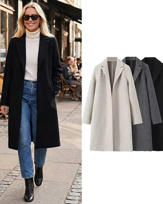 Willshela Trench Coat – Vintage Open Stitch Design for Stylish Layering 0