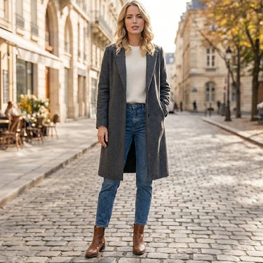 Willshela Trench Coat – Vintage Open Stitch Design for Stylish Layering 2