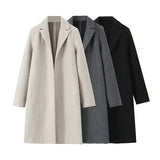 Willshela Trench Coat – Vintage Open Stitch Design for Stylish Layering 4