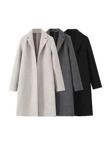 Willshela Trench Coat – Vintage Open Stitch Design for Stylish Layering 4