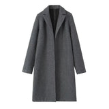 Willshela Trench Coat – Vintage Open Stitch Design for Stylish Layering 5
