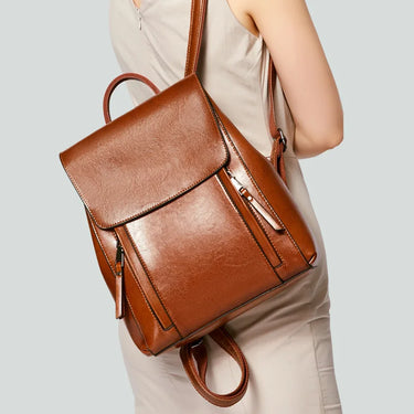 Women Backpack Cross body Shoulder Bag Genuine Leather Girls School Female Natural Skin Book Laptop Rucksack Messenger Bags 0
