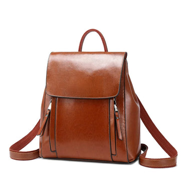 Women Backpack Cross body Shoulder Bag Genuine Leather Girls School Female Natural Skin Book Laptop Rucksack Messenger Bags 9