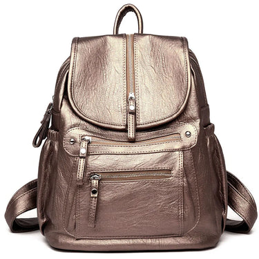 Women High quality leather Backpacks Vintage Female Shoulder Bag Sac a Dos Travel Ladies Bagpack Mochilas School Bags For Girls 1