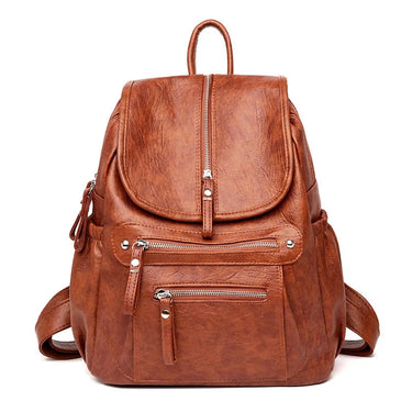 Women High quality leather Backpacks Vintage Female Shoulder Bag Sac a Dos Travel Ladies Bagpack Mochilas School Bags For Girls 10