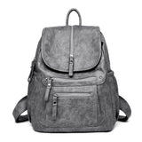 Women High quality leather Backpacks Vintage Female Shoulder Bag Sac a Dos Travel Ladies Bagpack Mochilas School Bags For Girls 7