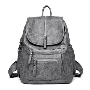 Women High quality leather Backpacks Vintage Female Shoulder Bag Sac a Dos Travel Ladies Bagpack Mochilas School Bags For Girls 7