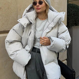 Women's Black Puffer Jacket - Stylish Winter Coat for Exceptional Warmth and Versatile Use 2