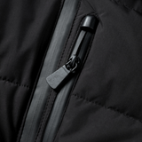 Women’s Black Puffer Jacket – Belted, Water-Resistant, Insulated 2