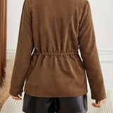 Women's Brown Corduroy Jacket 3