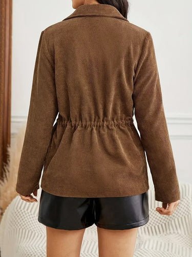 Women's Brown Corduroy Jacket 3