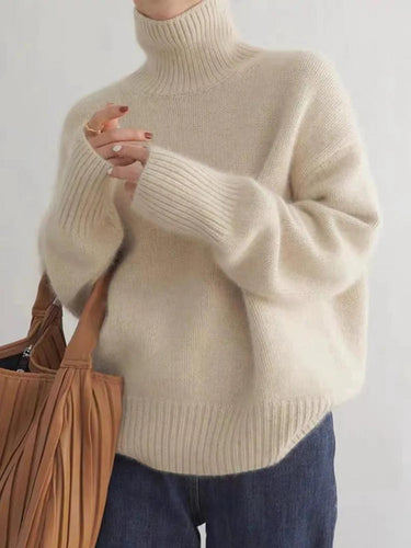 Women's Cashmere Turtleneck Sweater 1