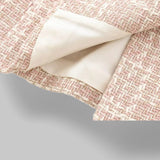 Women's Classic Double-Breasted Pink Tweed Blazer 5