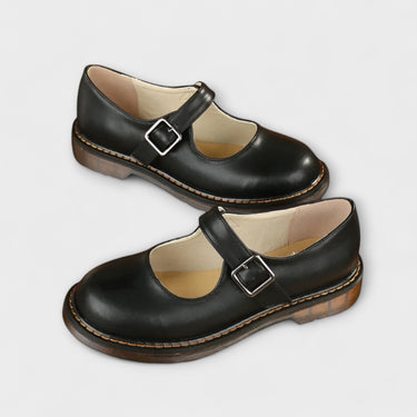 Women's Classic Mary Jane Shoes with Buckle Strap and Flat Sole 3