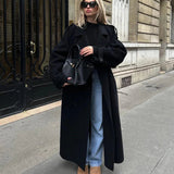 Women’s Double-Breasted Wool Blend Coat 0