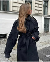 Women’s Double-Breasted Wool Blend Coat 2