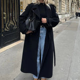Women’s Double-Breasted Wool Blend Coat 5