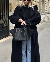 Women’s Double-Breasted Wool Blend Coat 6