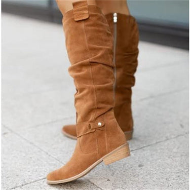 Women's Flat Knee High Boots - All-Day Comfort, Versatile Black Long Boots for Casual and Polished Outfits 5