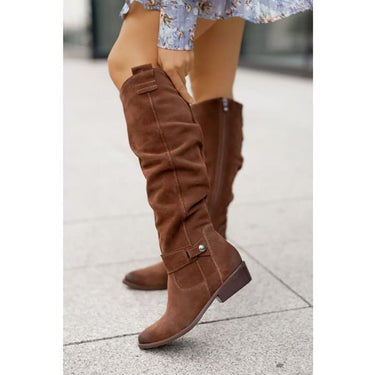 Women's Flat Knee High Boots - All-Day Comfort, Versatile Black Long Boots for Casual and Polished Outfits 6