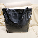 Women's Genuine Leather Handbag With Double Straps 4