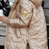 Women's Hooded Puffer Jacket with Quilted Lining – Stylish Winter Coat for Ultimate Warmth and Comfort 4