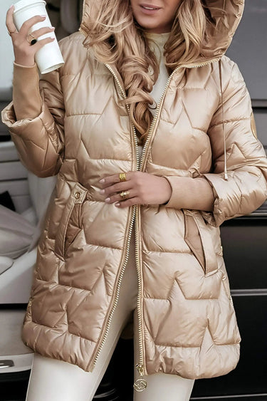 Women's Hooded Puffer Jacket with Quilted Lining – Stylish Winter Coat for Ultimate Warmth and Comfort 6
