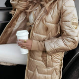Women's Hooded Puffer Jacket with Quilted Lining – Stylish Winter Coat for Ultimate Warmth and Comfort 8