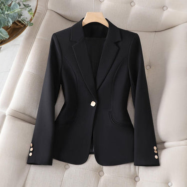 Women's Lapel Collar Slim Fit Blazer 1