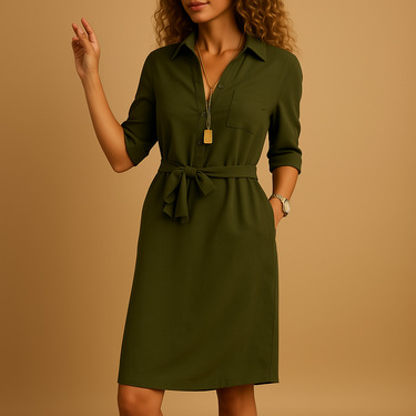 Women’s Midi Casual Dress – Flattering Everyday Fit for Work and Evening Wear 2