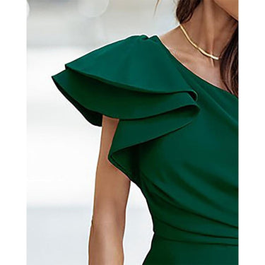 Women's One-Shoulder Summer Dress – Elegant Fit in Premium Fabric for Special Occasions 4