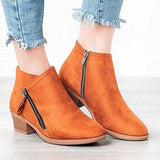 Women's Orthopedic Leather Ankle Boots 5