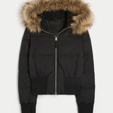 Women's Quilted Winter Jacket with Removable Hood and Elastic Cuffs Eva Jonsson 6