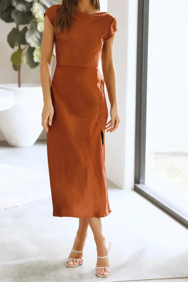 Women’s Slip Dress – Midi Length with Minimalist Silhouette 1