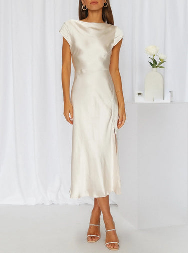Women’s Slip Dress – Midi Length with Minimalist Silhouette 2