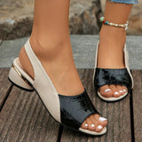 Women's Stylish Slingback Sandals with Elegant Heel 2