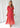 Women's Summer Floral Midi Dress with Puff Sleeves and V-neck 3