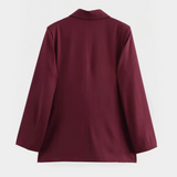 Women’s Tailored Burgundy Blazer – Refined Fit for Smart-Casual Looks 2