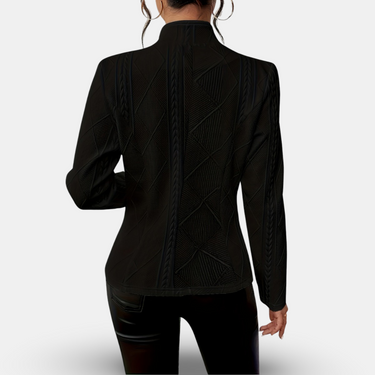 Women’s Textured Blazer – Tailored Fit with Geometric Detailing 3