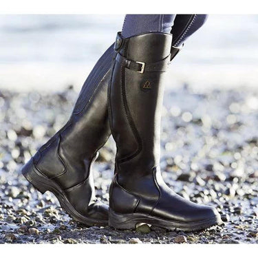 Women's Waterproof Leather Winter Riding Boots 2