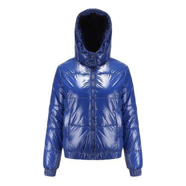 Women's high-gloss down jacket with hood Eva Jonsson 0