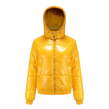 Women's high-gloss down jacket with hood Eva Jonsson 7